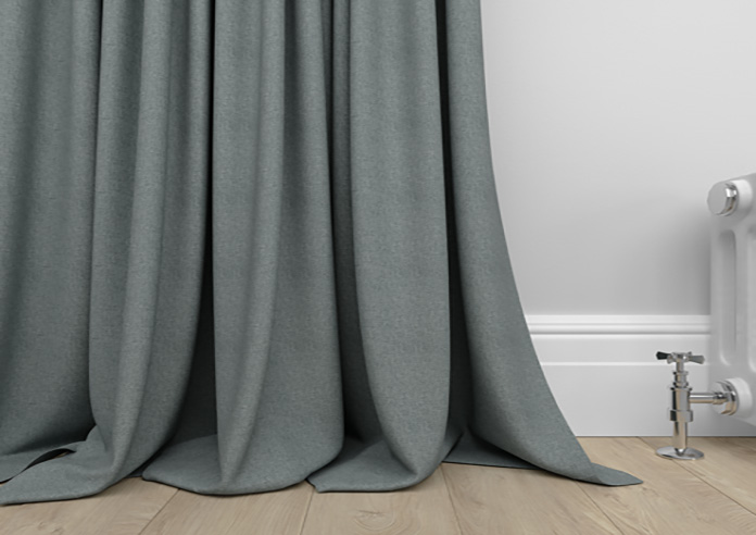 Classic Herringbone (Blackout), Grey - Made to Measure Curtains - Image 6